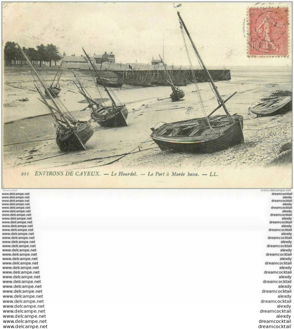 80 LE HOURDEL. Le Port à Marée Basse 1905 - Le Hourdel