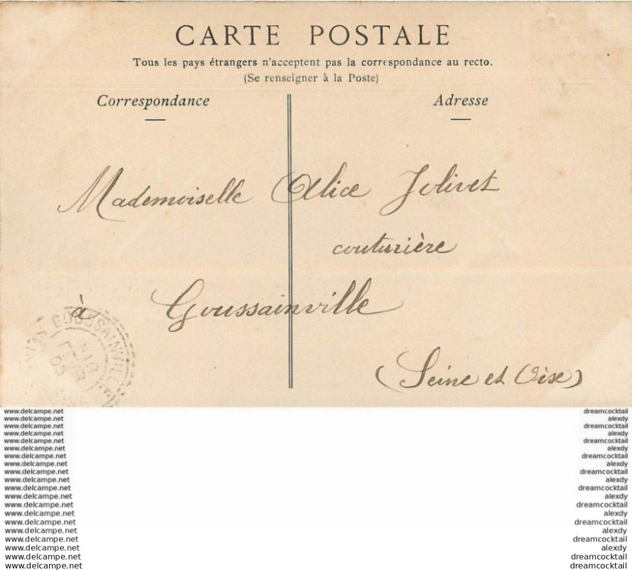 95 ARNOUVILLE-LES-GONESSE GONESSES. Le Parc Du Château 1905 - Arnouville Les Gonesses