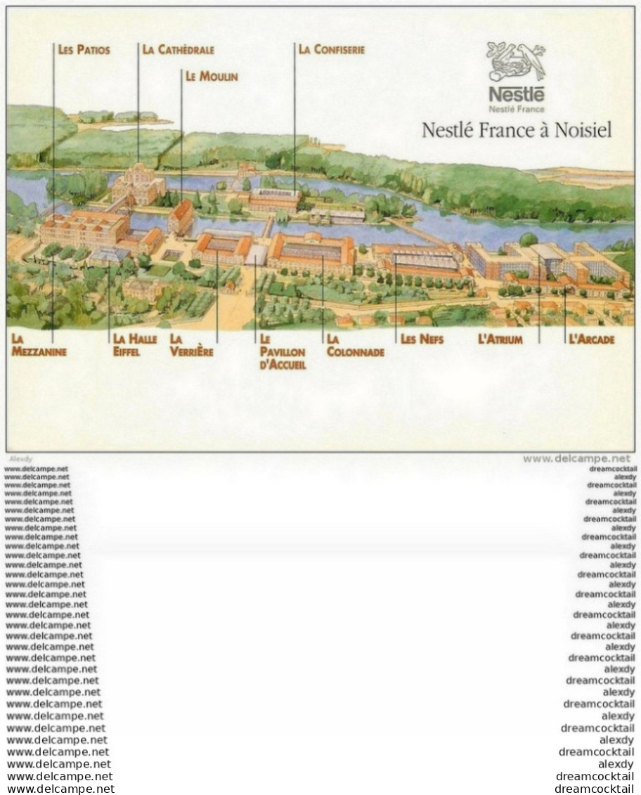 Photo Cpsm Cpm 77 NOISIEL. Siège Social De Nestlé France Le Plan - Noisiel