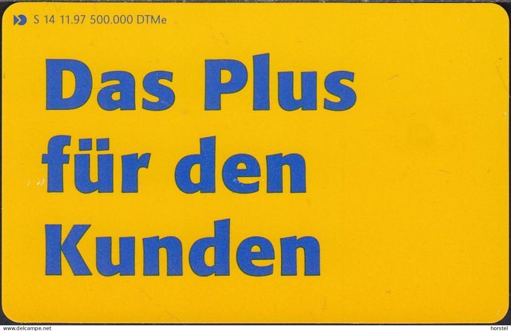 GERMANY S14/97 - Postbank - Plus - S-Series : Guichets Publicité De Tiers