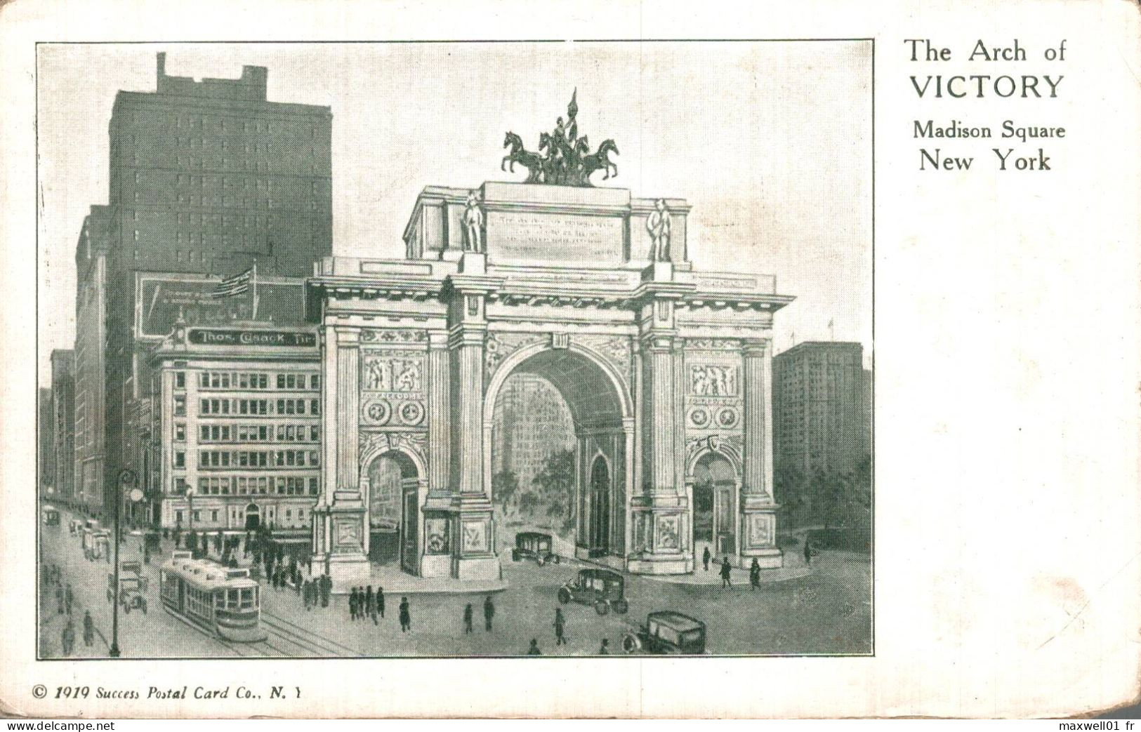 M4 - The Arch Of Victory - Madison Square - New York - Autres Monuments, édifices