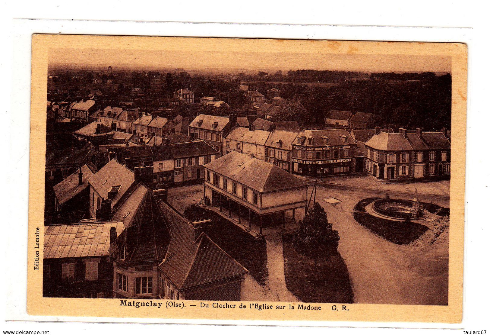 Maignelay Du Clocher De L'Eglise Sur La Madone - Maignelay Montigny