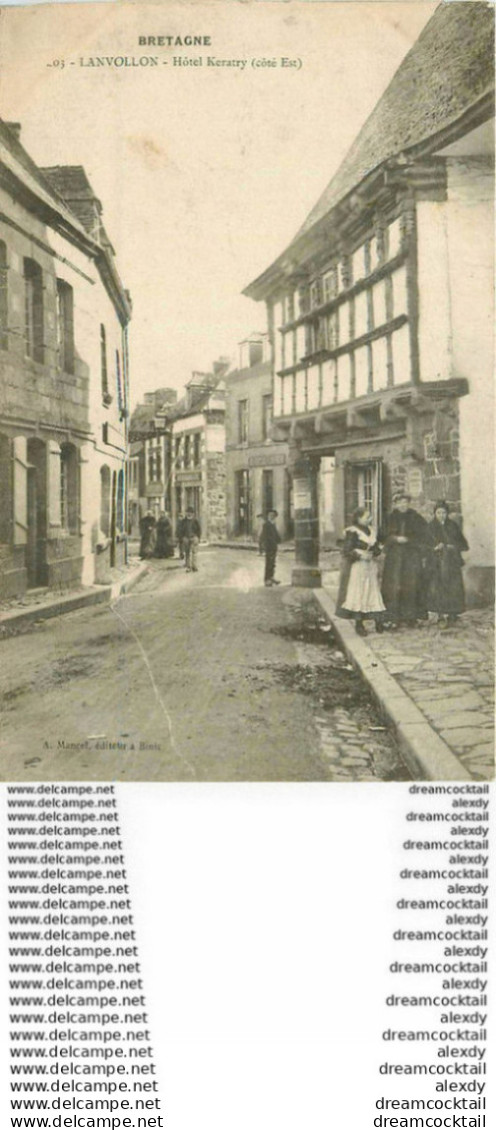 HR 22 LANVOLLON. Hôtel Keratry 1904 Et Pharmacie - Lanvollon