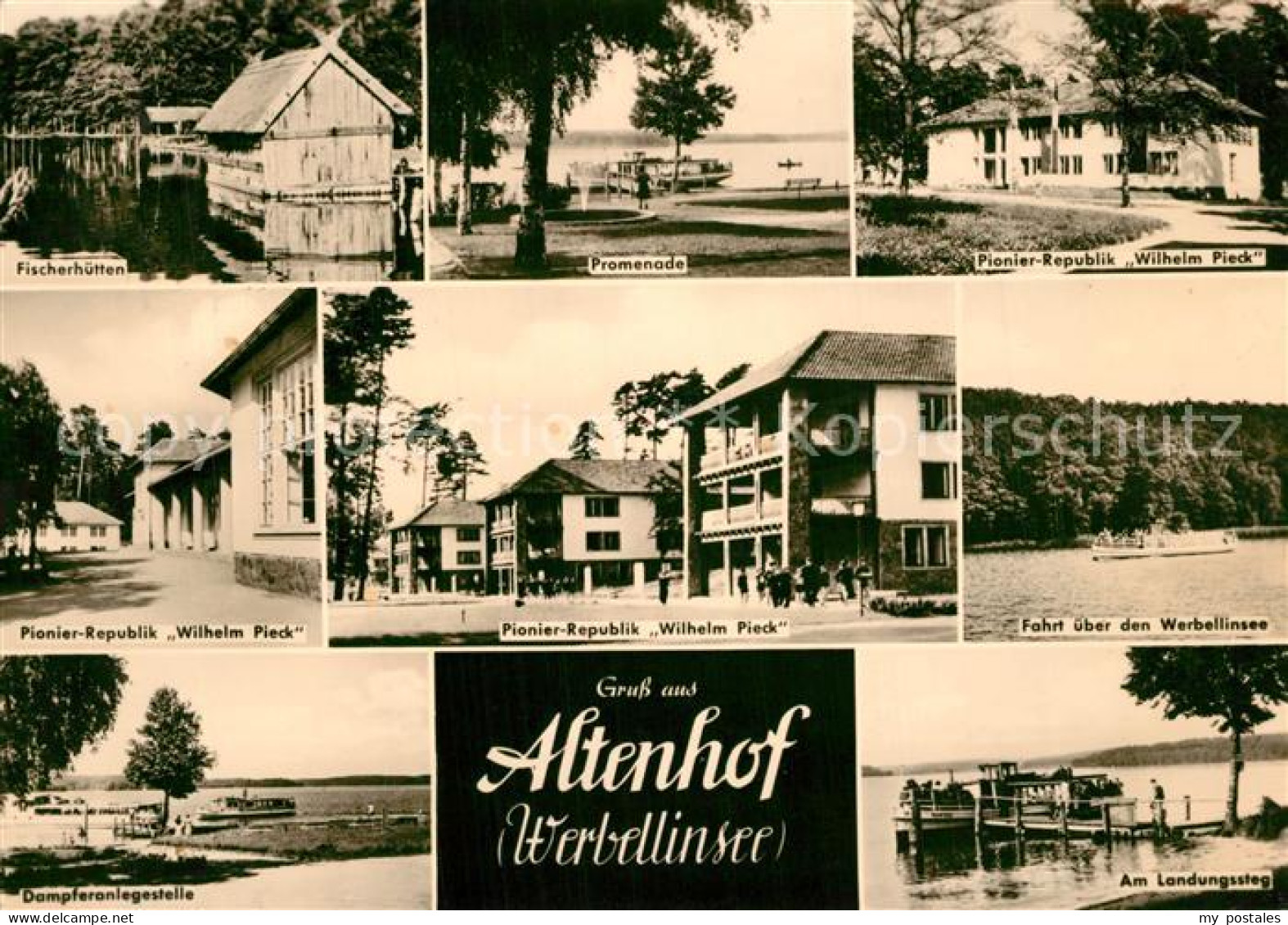 43352717 Altenhof Werbellinsee Fischerhuetten Promenade Pionier Republik Wilhelm - Finowfurt