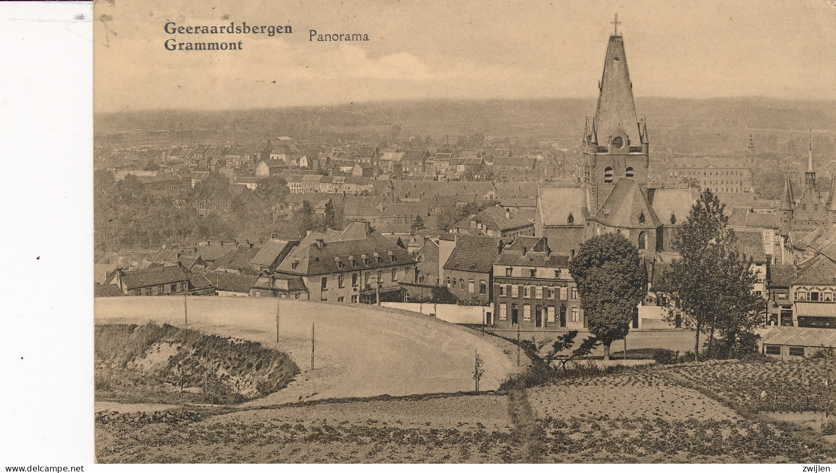 GERAARDSBERGEN GRAMMONT PANORAMA KERK - Geraardsbergen