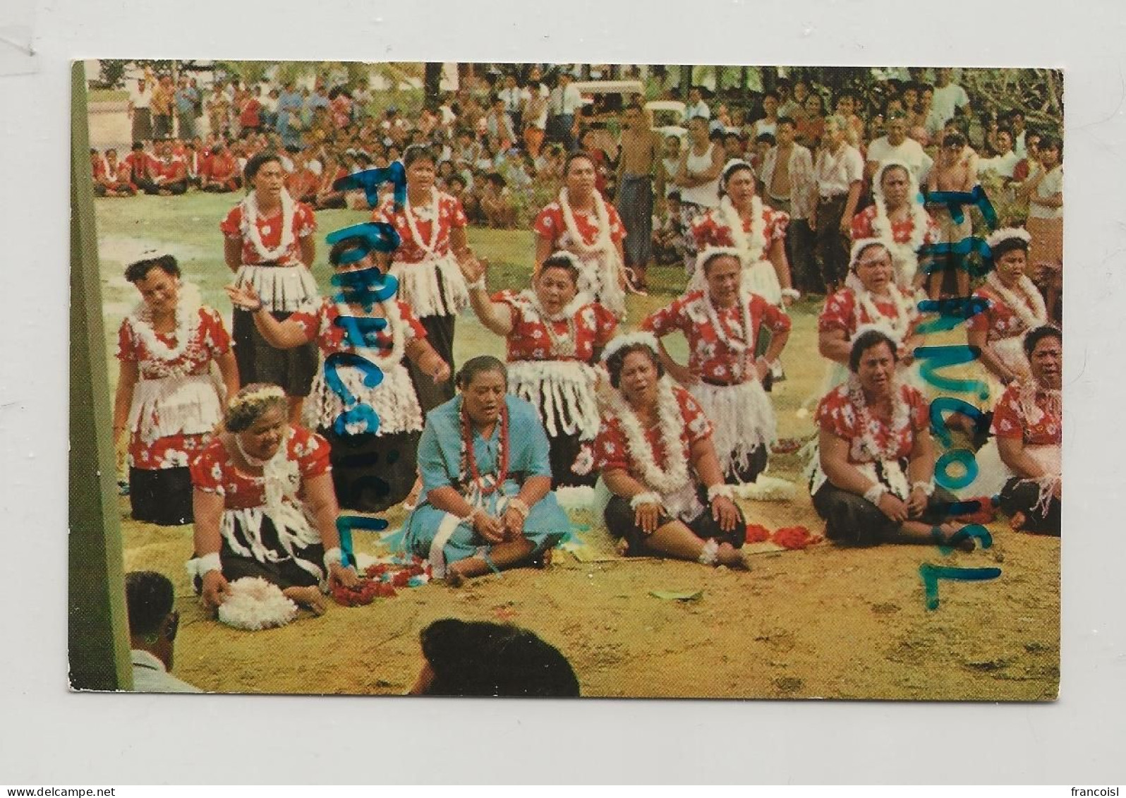 Fidji Lakalaka. Danse  Des Tongans - Fidji