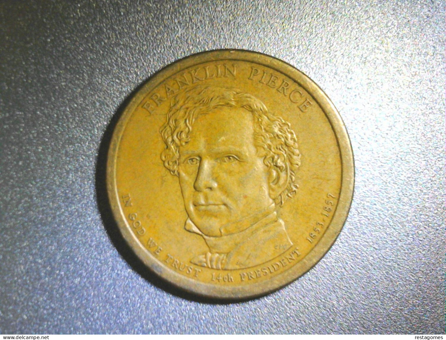 USA - 1 Dollar 2010 -  Franklin Pierce - Centraal-Amerika