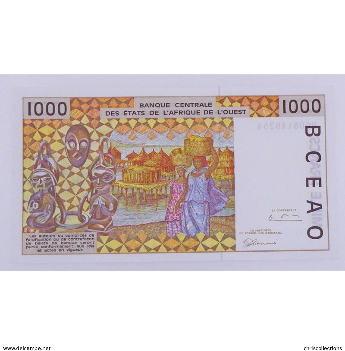 Afrique De L'Ouest, Burkina Faso, 1000 Francs 1997, Pick: 311Ch, UNC, 9608148254 - États D'Afrique De L'Ouest