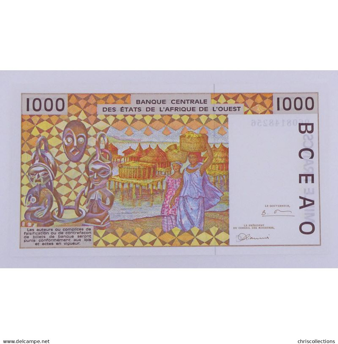 Afrique De L'Ouest, Burkina Faso, 1000 Francs 1997, Pick: 311Ch, UNC, 9608148256 - États D'Afrique De L'Ouest