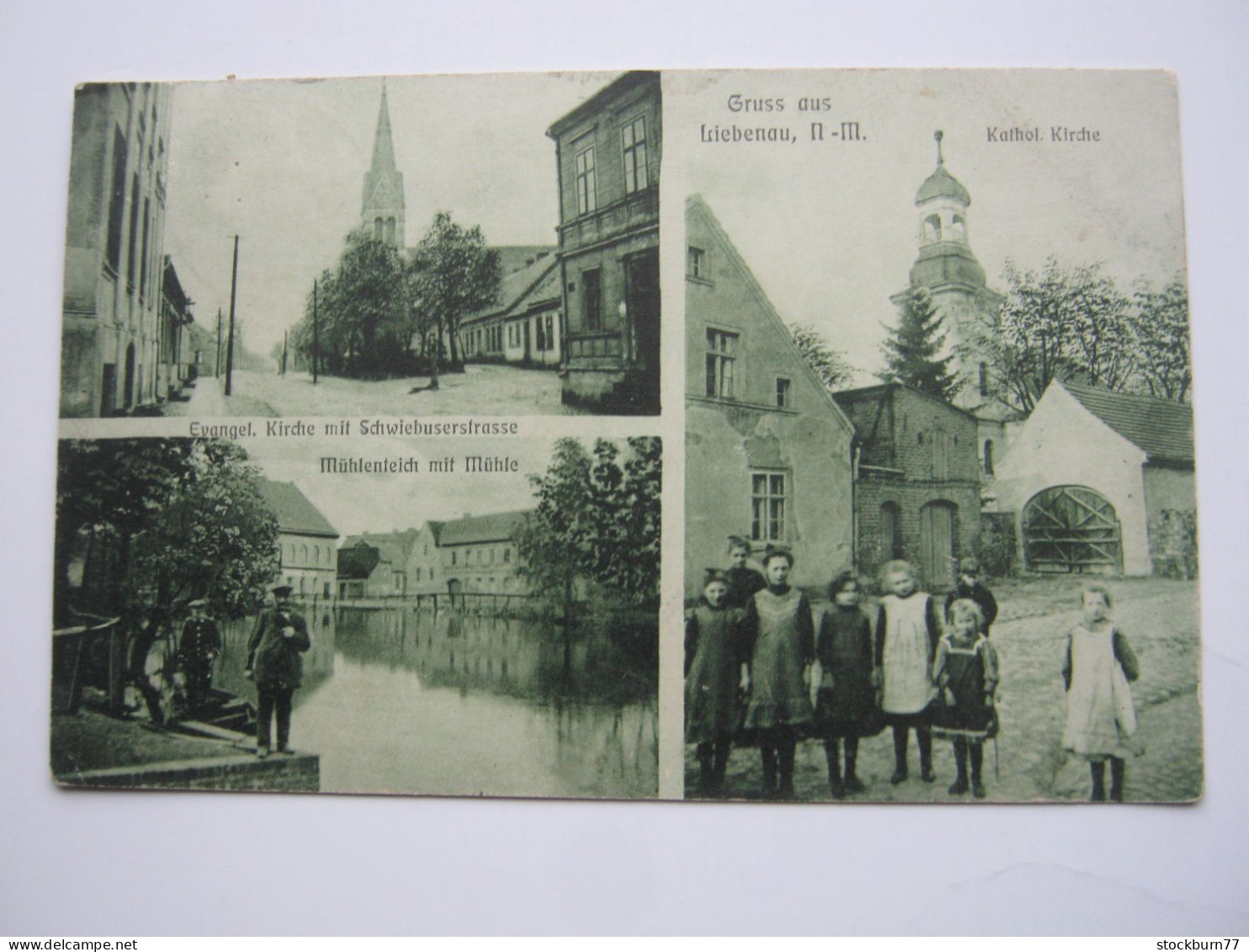 LIEBENAU , Neumark ,seltene Ansichtskarte Um 1911 - Neumark