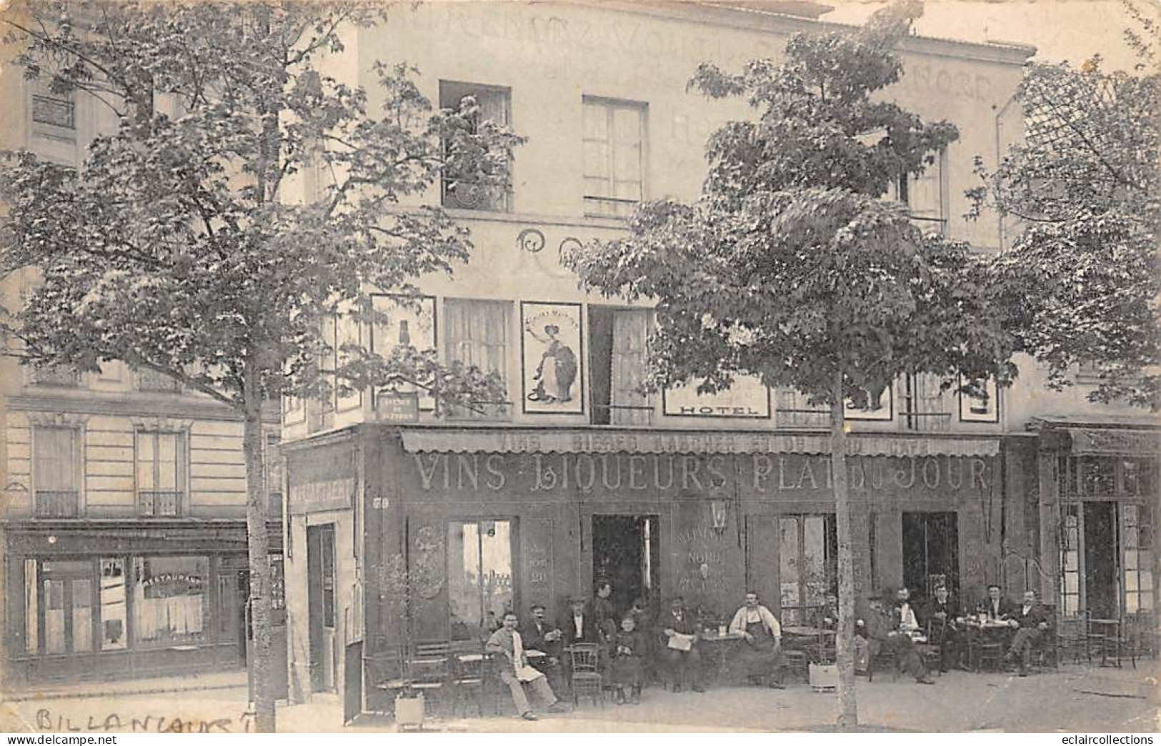 Boulogne Billancourt          92       Café Restaurant Hôtel. Avenue De Suffren      (voir Scan) - Boulogne Billancourt