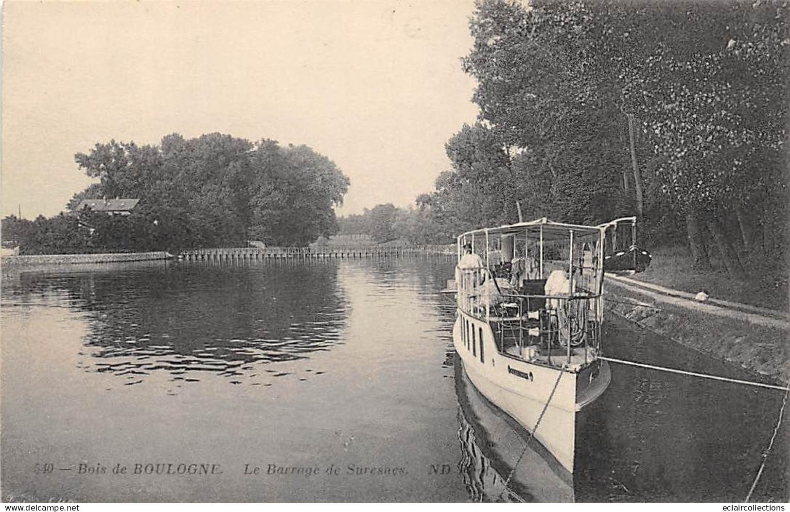 Boulogne Billancourt          92      Le Barrage De Suresnes.  Bateau.      (voir Scan) - Boulogne Billancourt