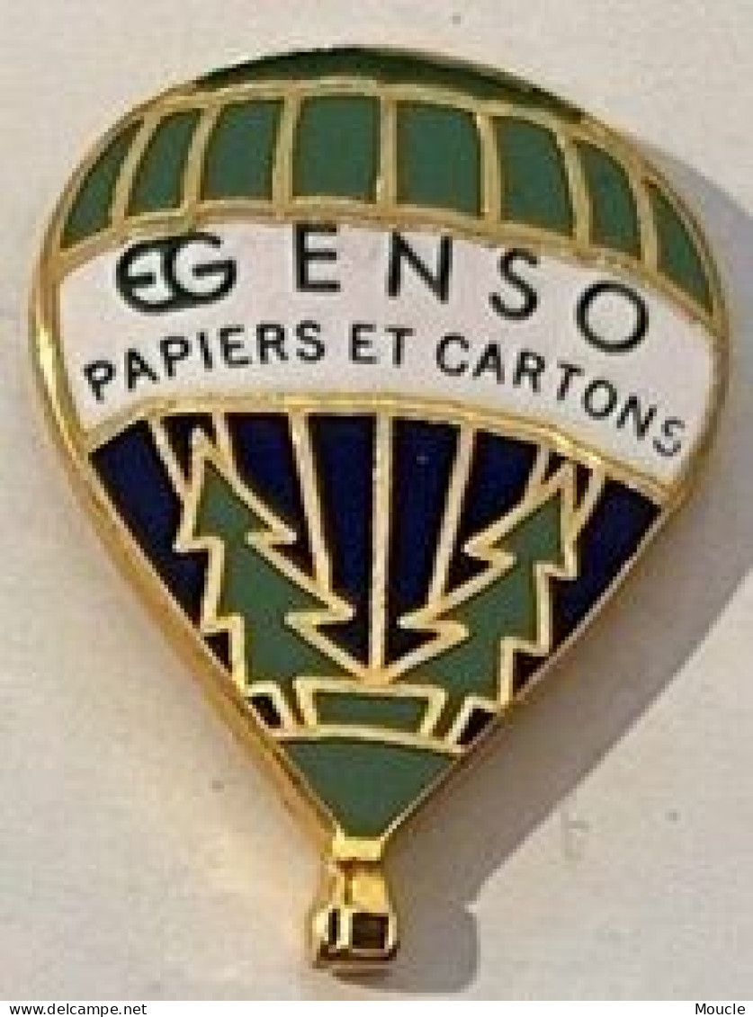 MONTGOLFIERE - BALLON A AIR CHAUD - BALLOON - BALLON - EG ENSO - PAPIERS ET CARTONS   -    (33) - Fesselballons