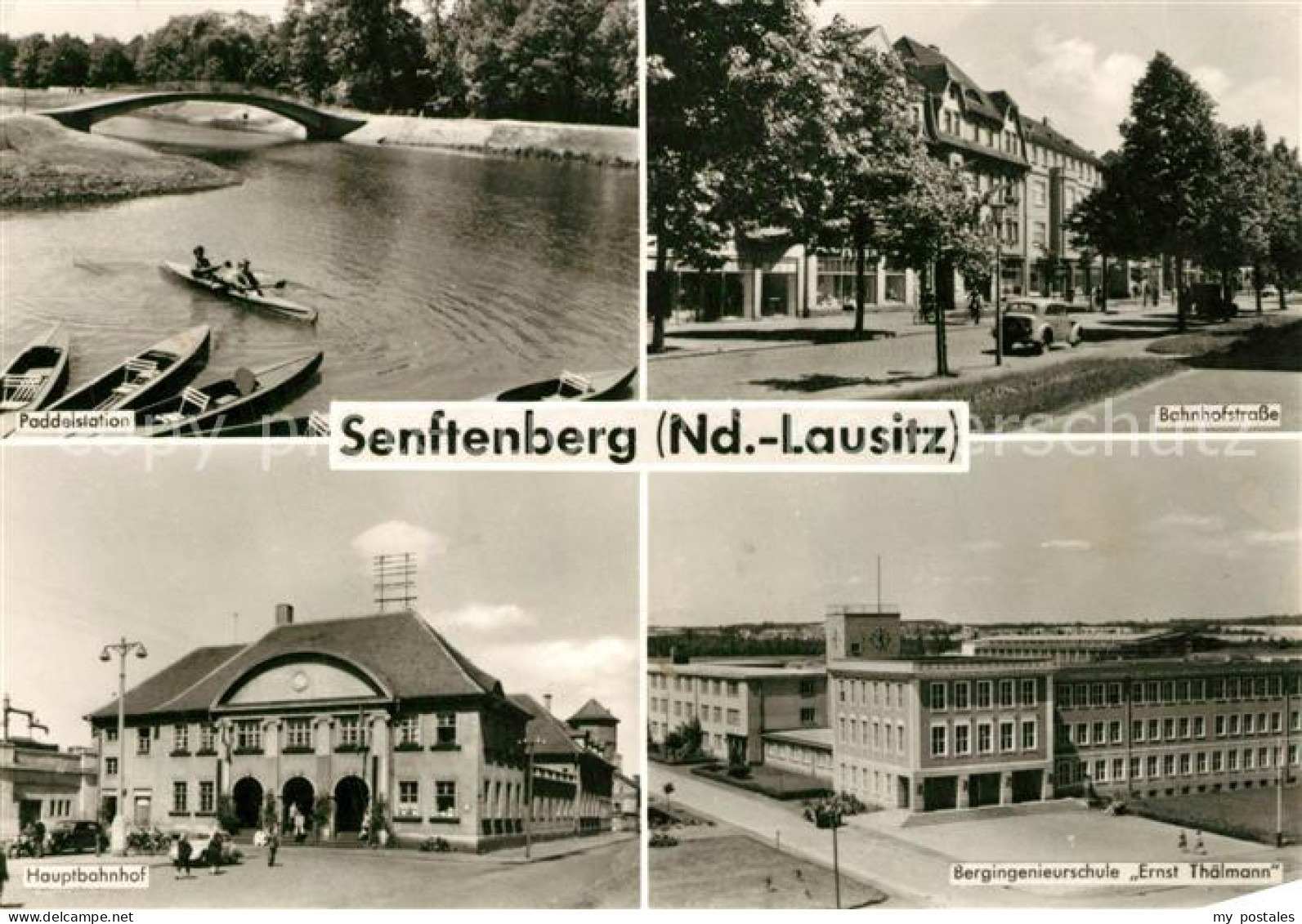 43352071 Senftenberg Niederlausitz Paddelstation Bahnhofstrasse Hauptbahnhof  Se - Brieske