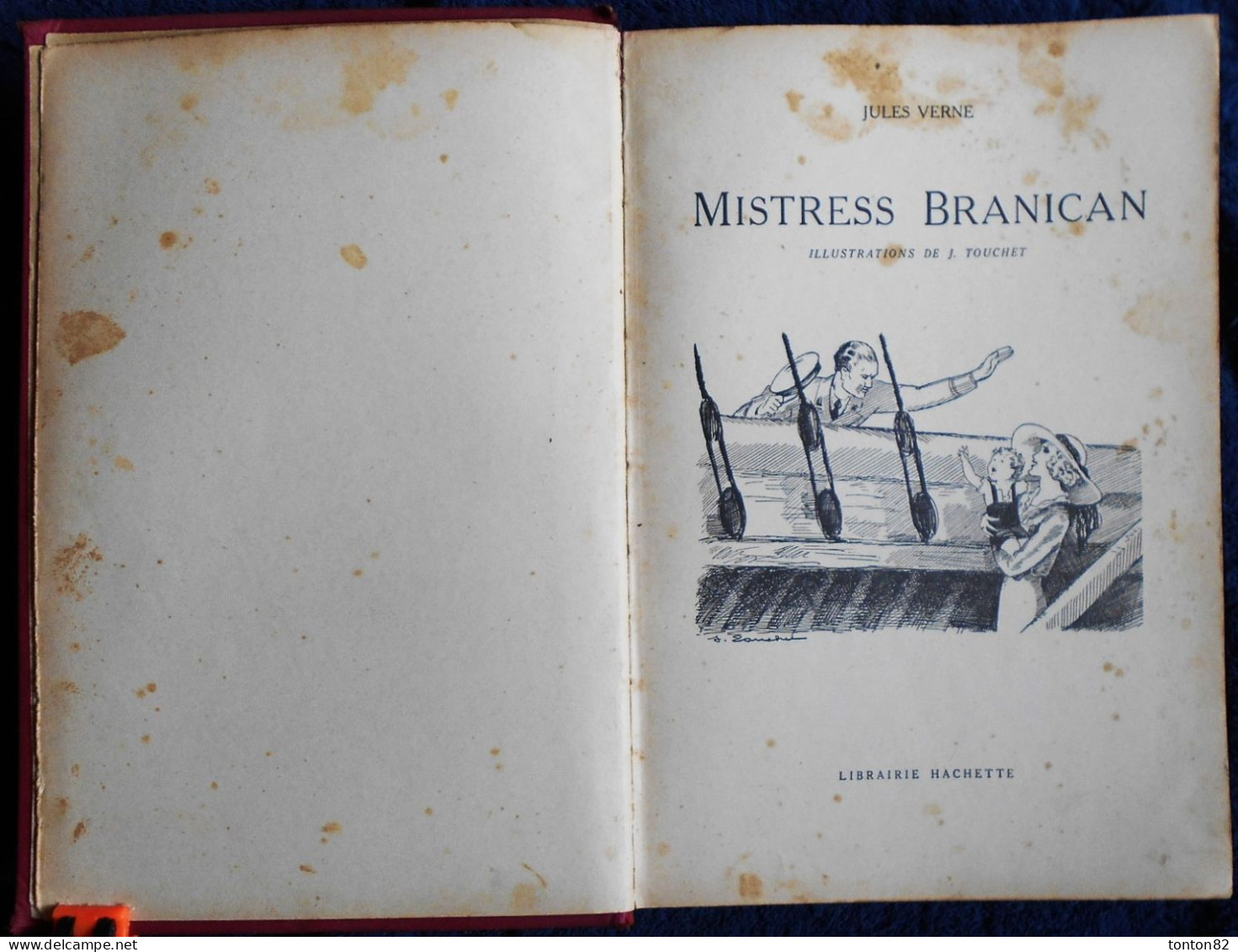 Jules Verne - Mistress Branican - " Voyages Extraordinaires " - HACHETTE - ( 1935 ) . - Aventure