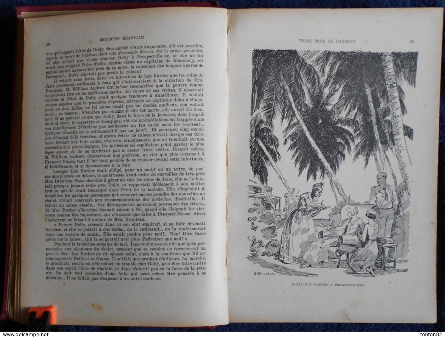 Jules Verne - Mistress Branican - " Voyages Extraordinaires " - HACHETTE - ( 1935 ) .