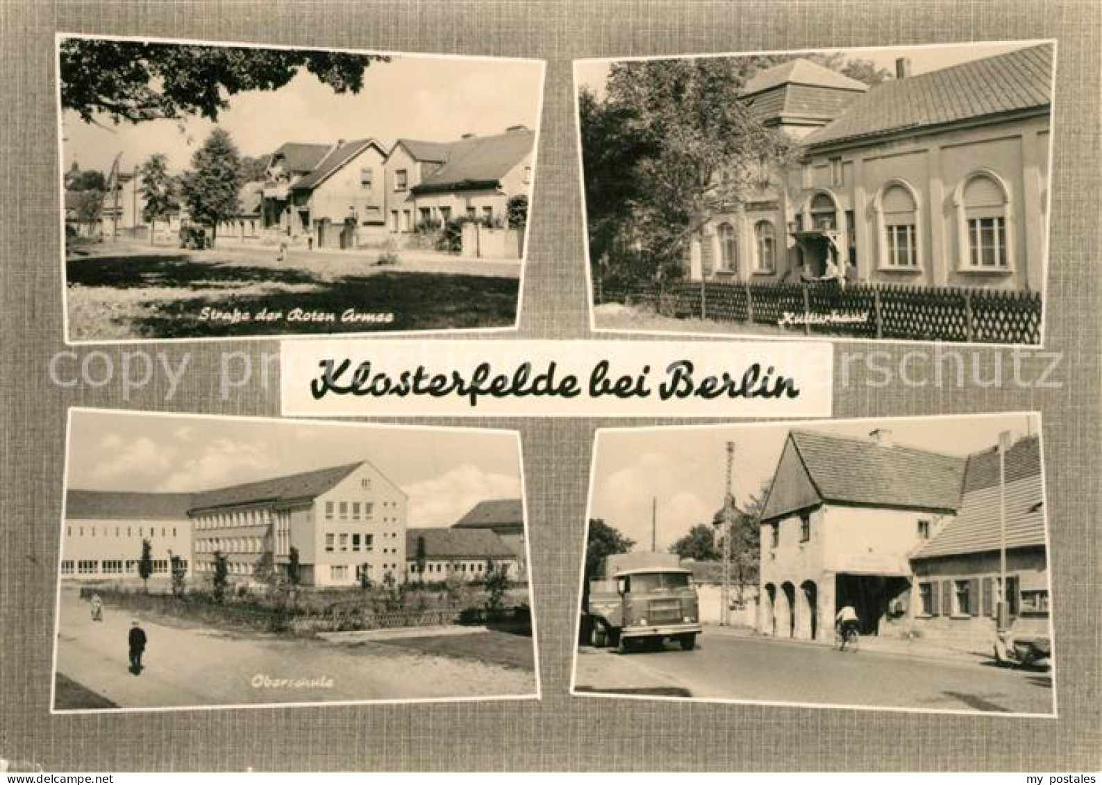 43351924 Klosterfelde Strasse Der Roten Armee Kulturhaus Oberschule Klosterfelde - Wandlitz