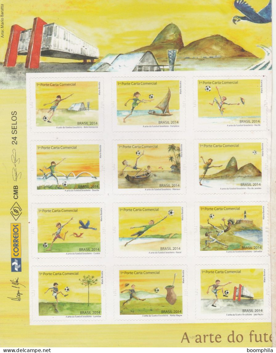 Complete Year, Year Set, Complete Collection, Soccer, FIFA World Cup, MNH, Brasil, 2014. - Volledig Jaar