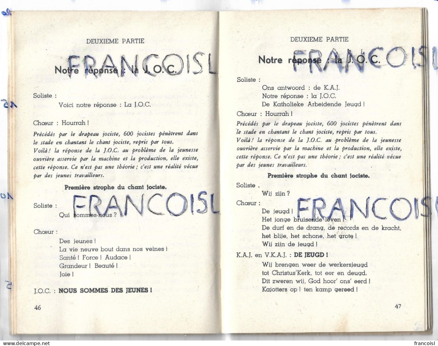 Congrès Du Jubilé De La J.OC. / K.A.J. Bruxelles 1950 - Sociologia