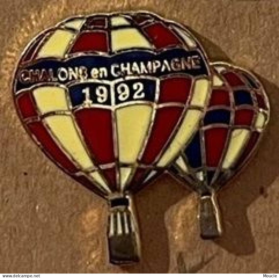MONTGOLFIERE - BALLOON - BALLON A AIR CHAUD - CHALONS EN CHAMPAGNE 1992 -             (33) - Fesselballons