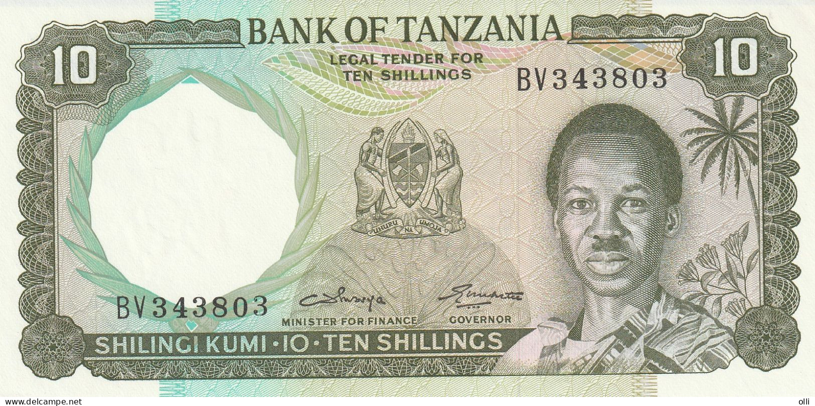 TANZANIA   SHILLINGS  1966  P-2   UNC - Tanzania