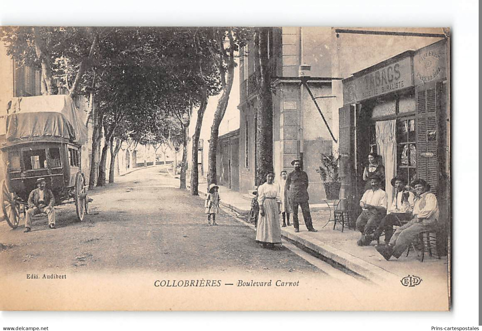 CPA 83 Collobrieres Boulevard Carnot - Collobrieres