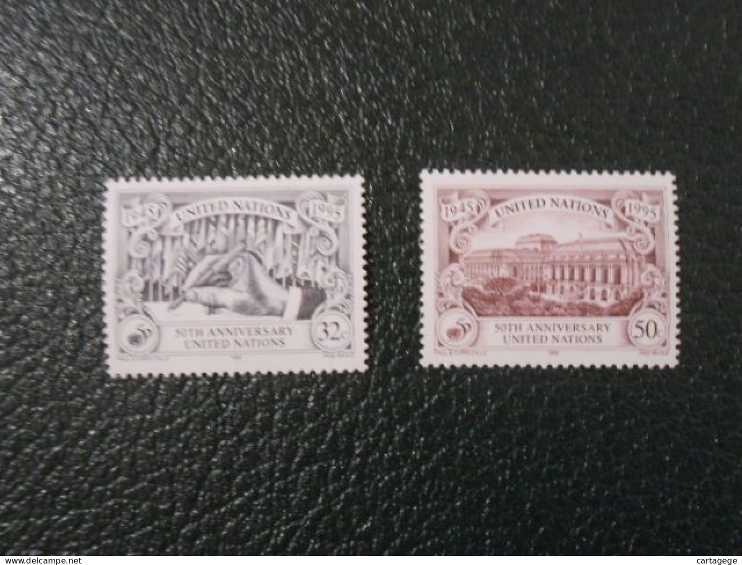 NATIONS-UNIES NEW-YORK YT 673/674 - 50e ANNIVERSAIRE DES NATIONS-UNIES** - Unused Stamps