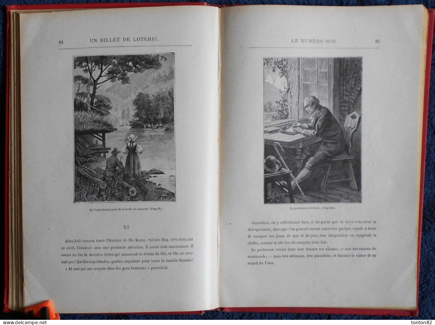 Jules Verne - Un billet de loterie - Suivi de Frritt-Flag -  " Les Mondes Connus et Méconnus " - HETZEL / HACHETTE -1924