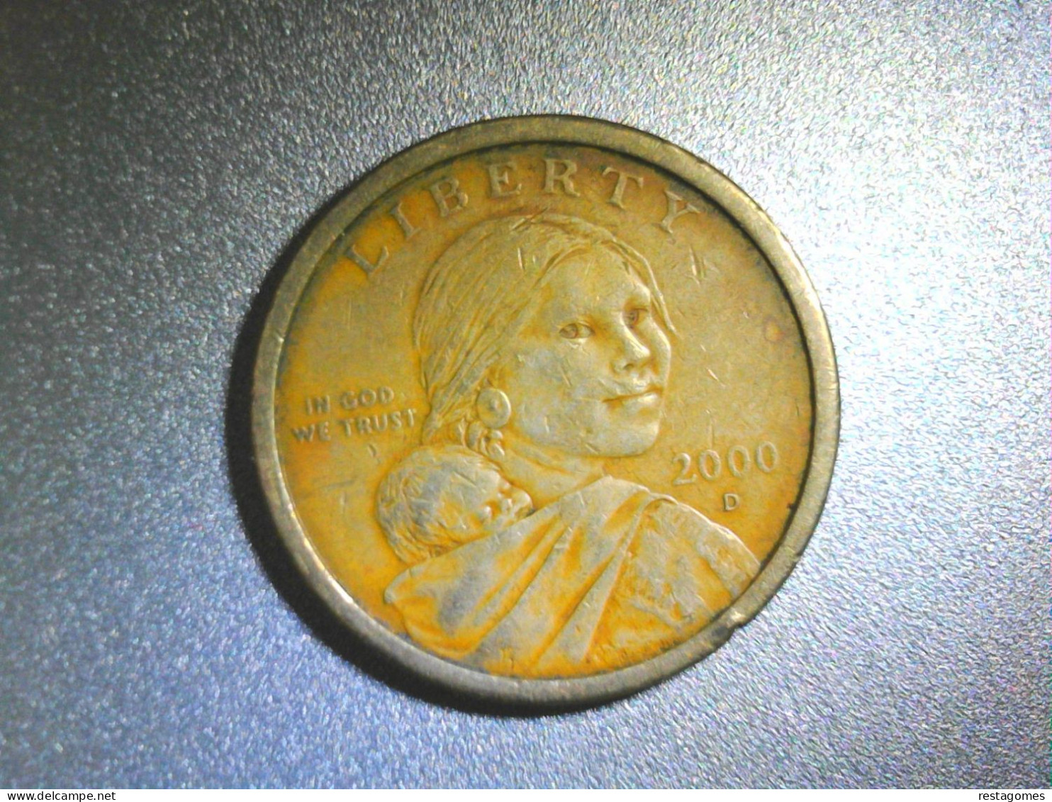 USA - $1 Dollar  Liberty 2000 D - América Central