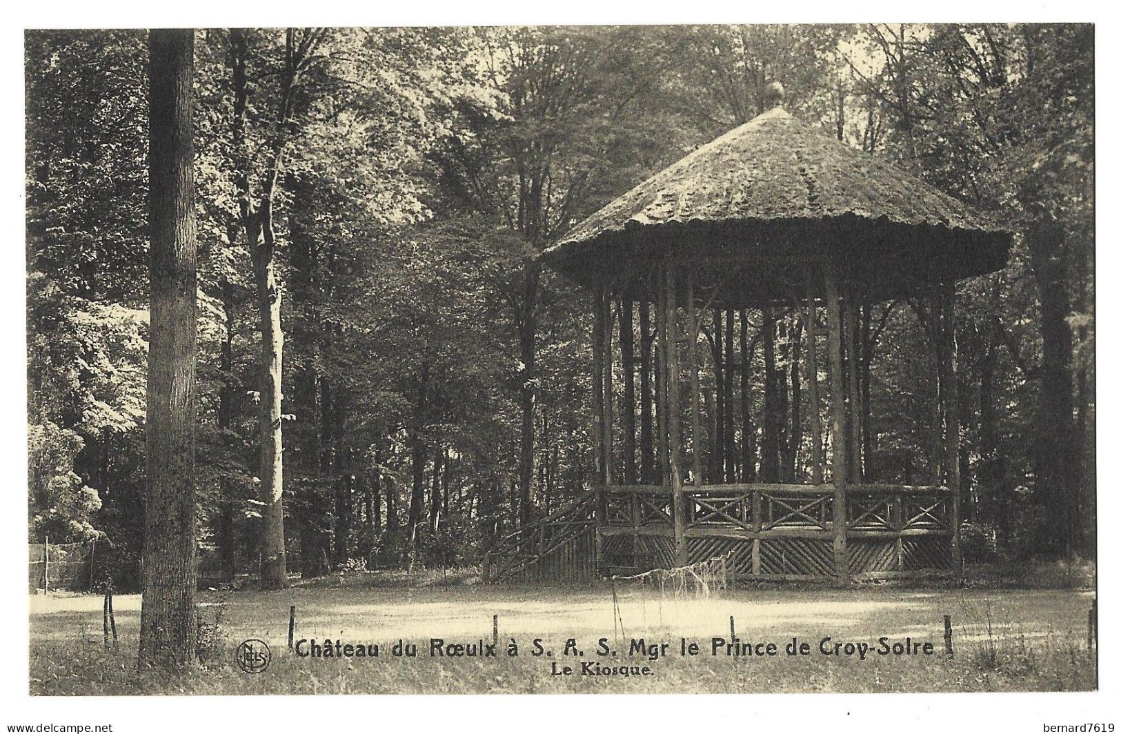 Belgique  -   Le Roeulx    Chateau  Du  Roeulx  A SAS  Mgr  Le Prince De  Croy Soire - Le Kiosque - Le Roeulx