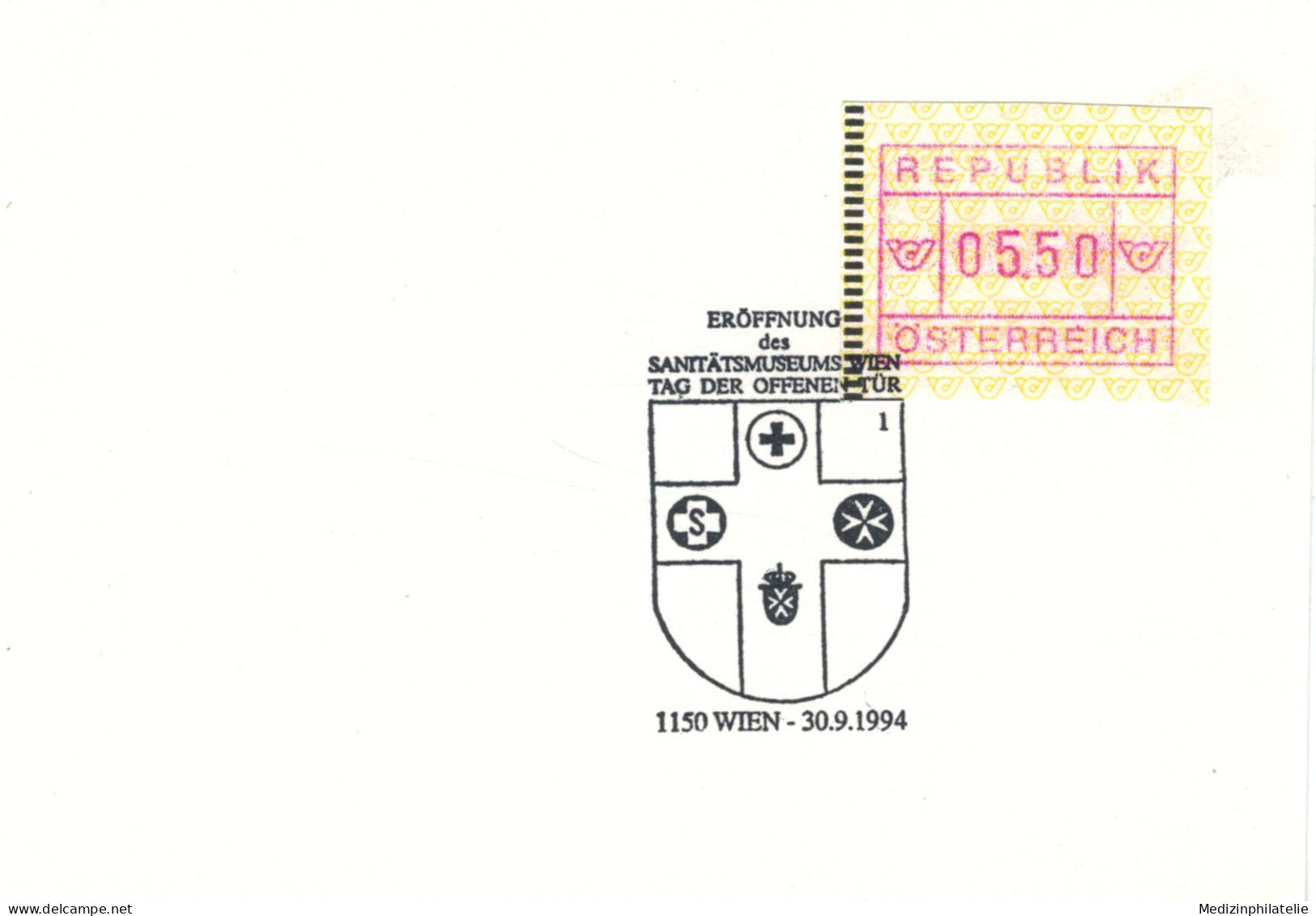 Rotes Kreuz - 1150 Wien 1994 Wappen - First Aid