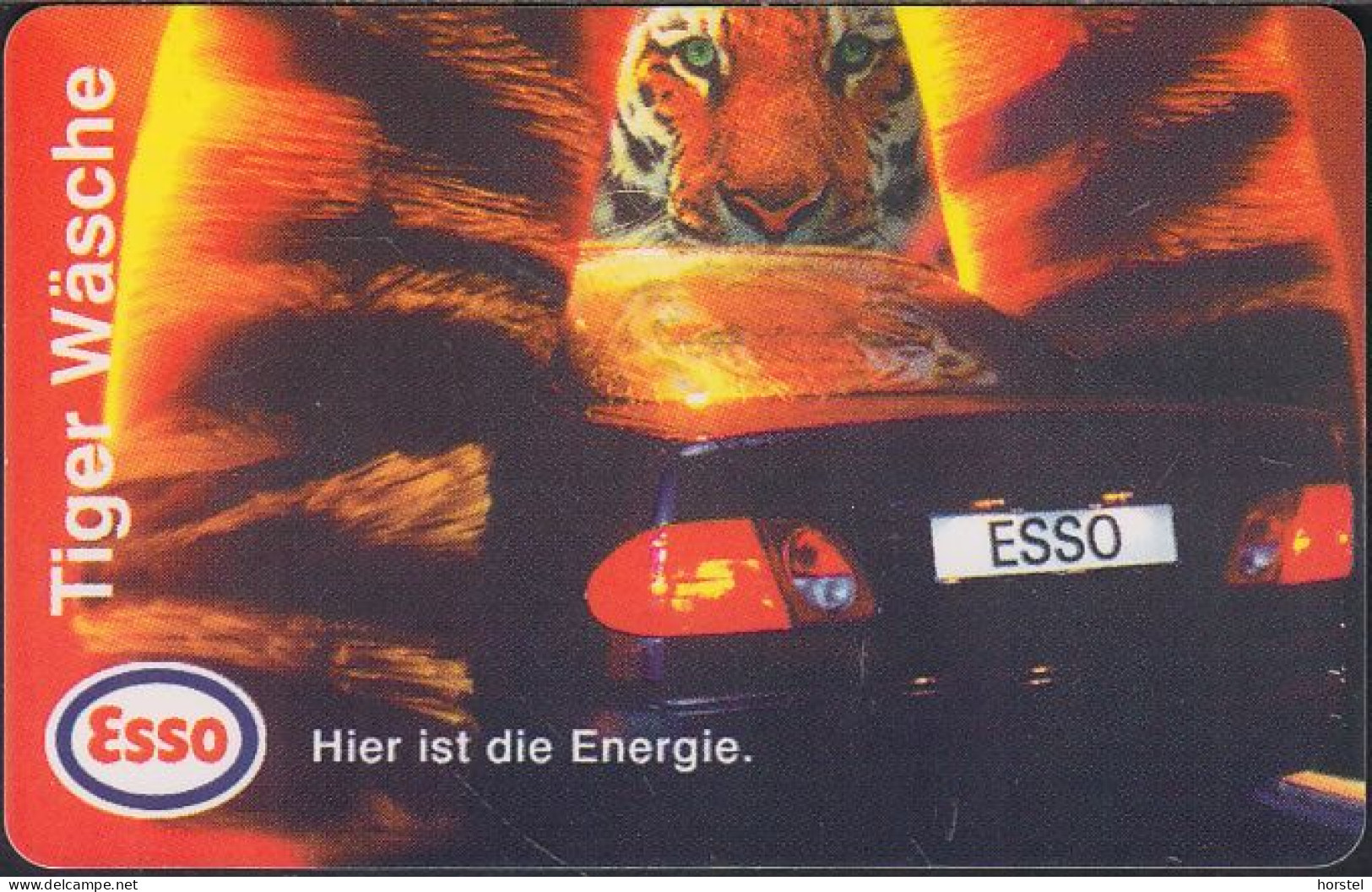 GERMANY S03/98 - ESSO - Tiger Auto Wäsche - Car - S-Series : Sportelli Con Pubblicità Di Terzi