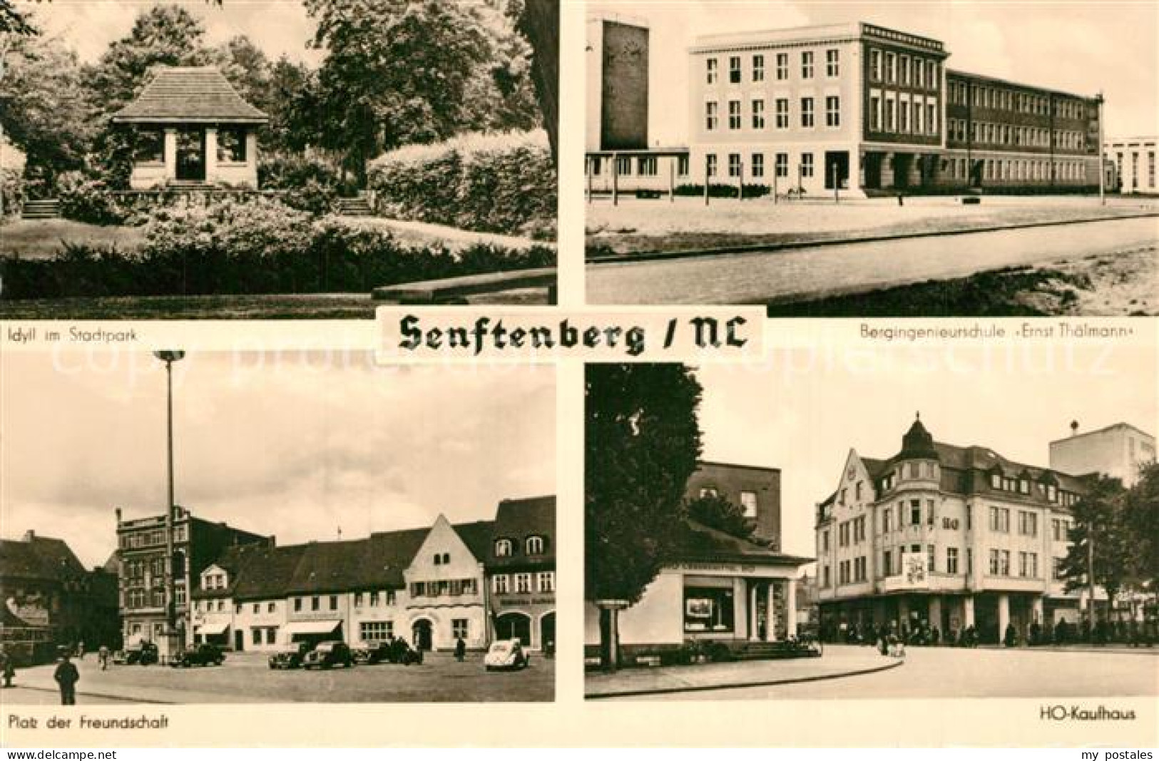 43351182 Senftenberg Niederlausitz Stadtpark Bergingenieurschule Ernst Thaelmann - Brieske