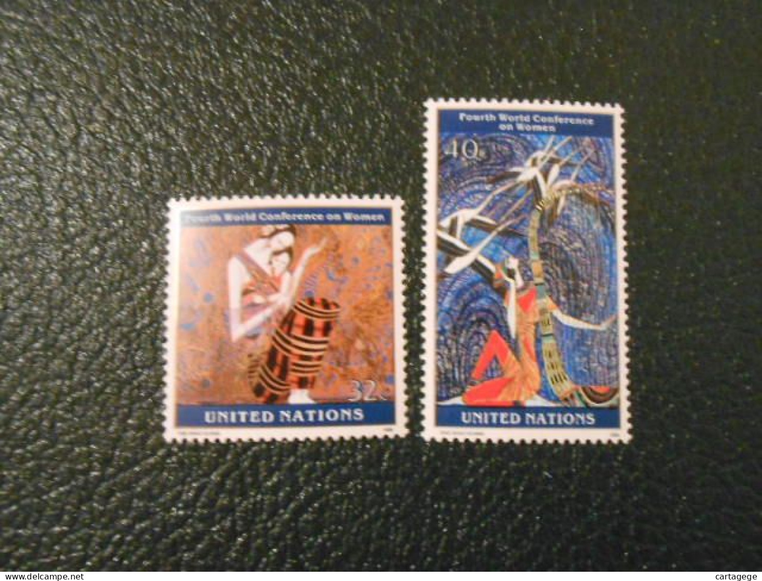 NATIONS-UNIES NEW-YORK YT 678/679 - 4e CONFERENCE MONDIALE SUR LES FEMMES** - Unused Stamps