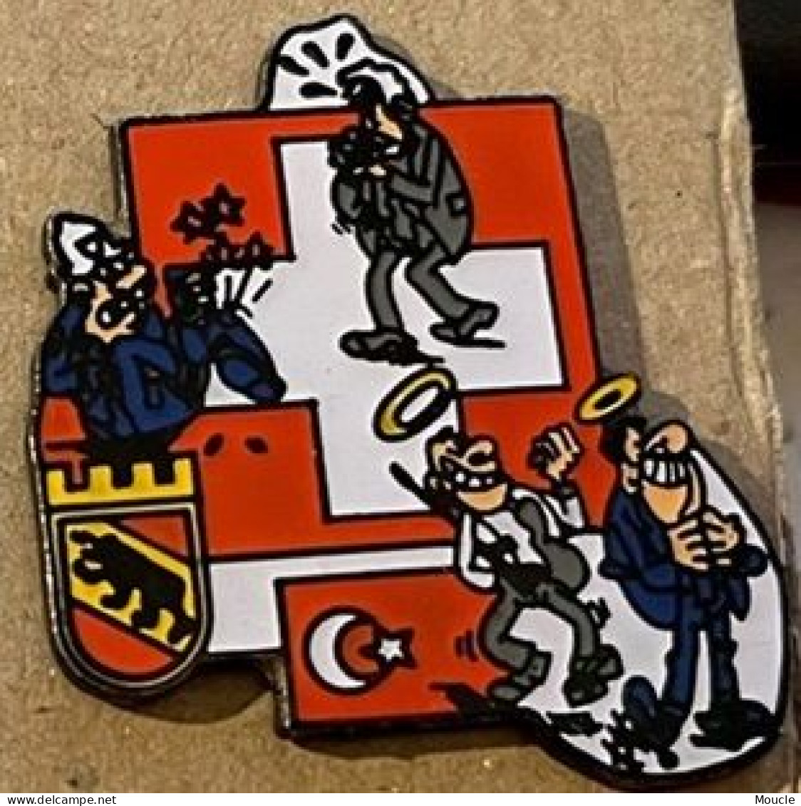 POLICE VILLE DE BERNE SUISSE - STADT POLIZEI BERN - SCHWEIZ - POLICIA - SWITZERLAND - TURC  -  (33) - Policia