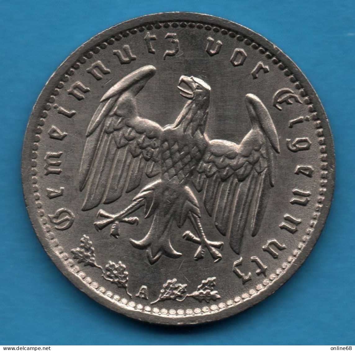 DEUTSCHES REICH 1 REICHSMARK 1936 A KM# 78 - 1 Reichsmark