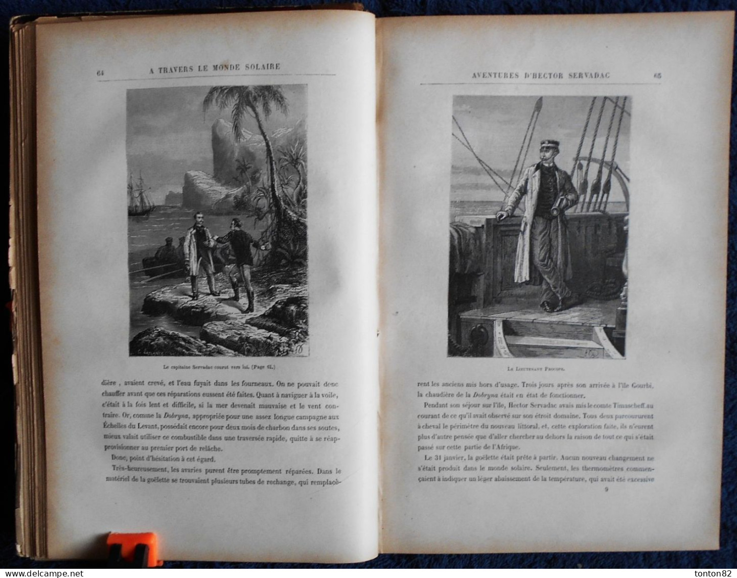 Jules Verne - Hector Servadac - Voyages et Aventures à travers le Monde Solaire - J. HETZEL et Cie .