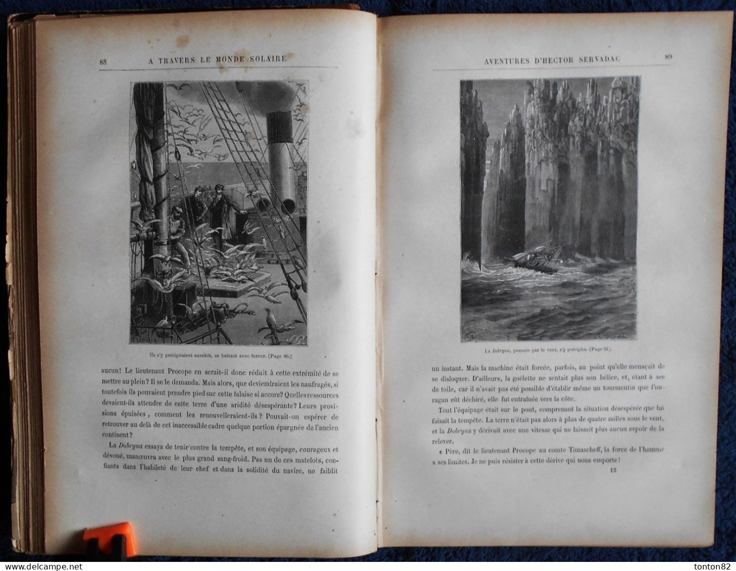 Jules Verne - Hector Servadac - Voyages et Aventures à travers le Monde Solaire - J. HETZEL et Cie .