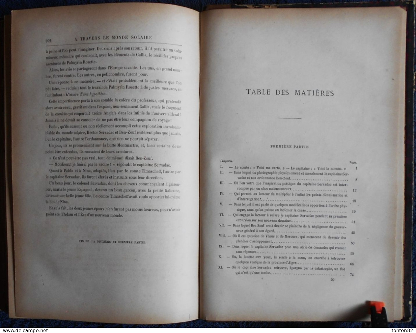 Jules Verne - Hector Servadac - Voyages et Aventures à travers le Monde Solaire - J. HETZEL et Cie .