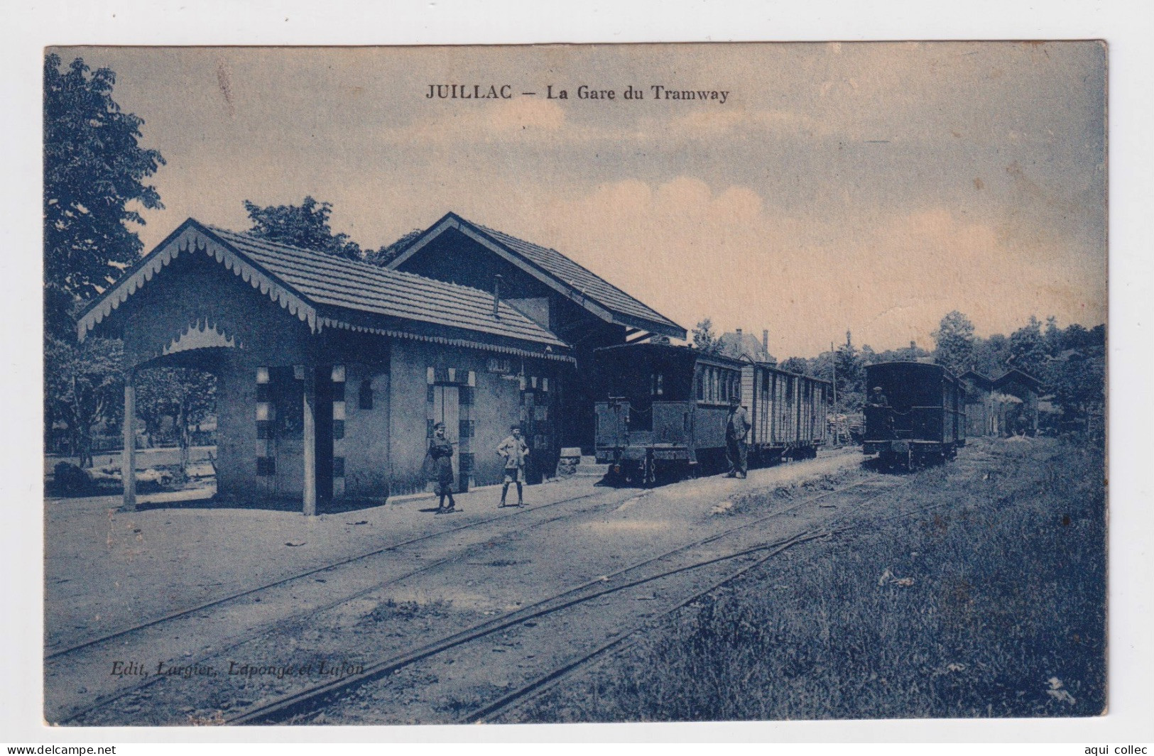 JUILLAC 19 CORRÈZE LA GARE DU TRAMWAY - Juillac