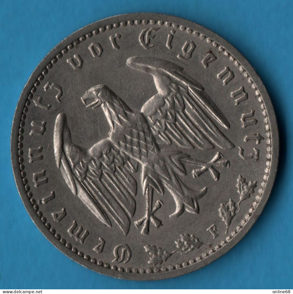DEUTSCHES REICH 1 REICHSMARK 1937 F KM# 78 - 1 Reichsmark