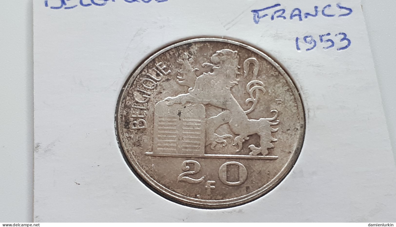 BELGIQUE BELGIE BAUDOUIN 20 FRANCS 1953 ARGENT/ZILVER/SILBER/SILVER COTES : 5€-8€-25€-... - 20 Francs