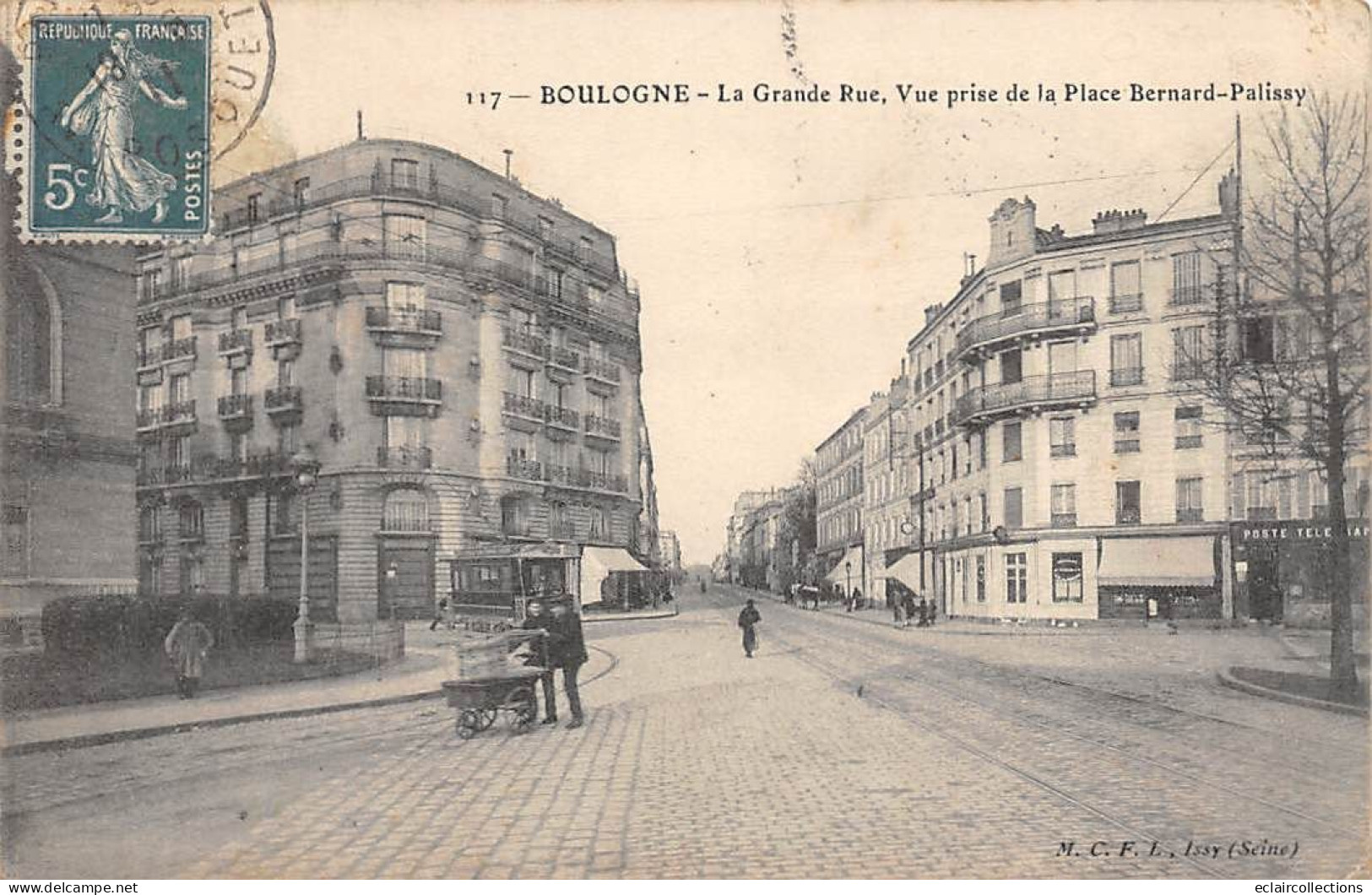 Boulogne Billancourt          92       La Grande Rue, Rise De La Place . Palissy   (voir Scan) - Boulogne Billancourt