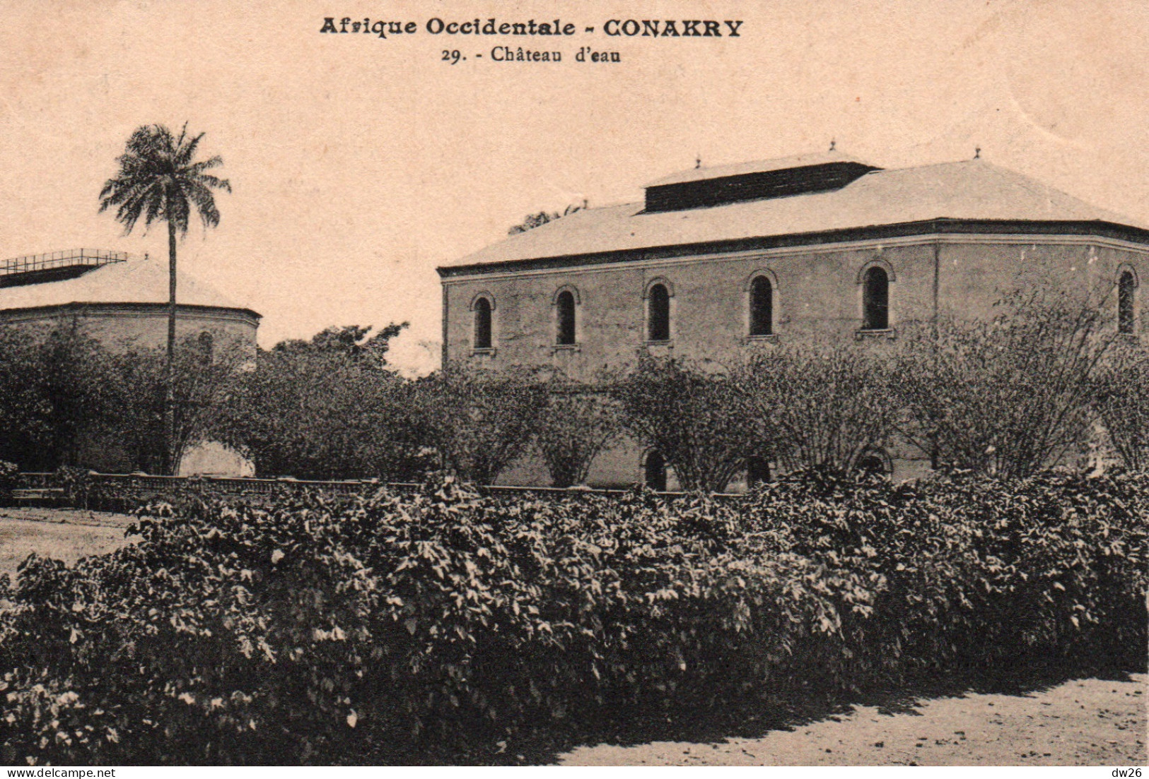 Afrique Occidentale - Guinée Française - Conakry, Le Château D'eau - Carte N° 29 De 1911 - French Guinea