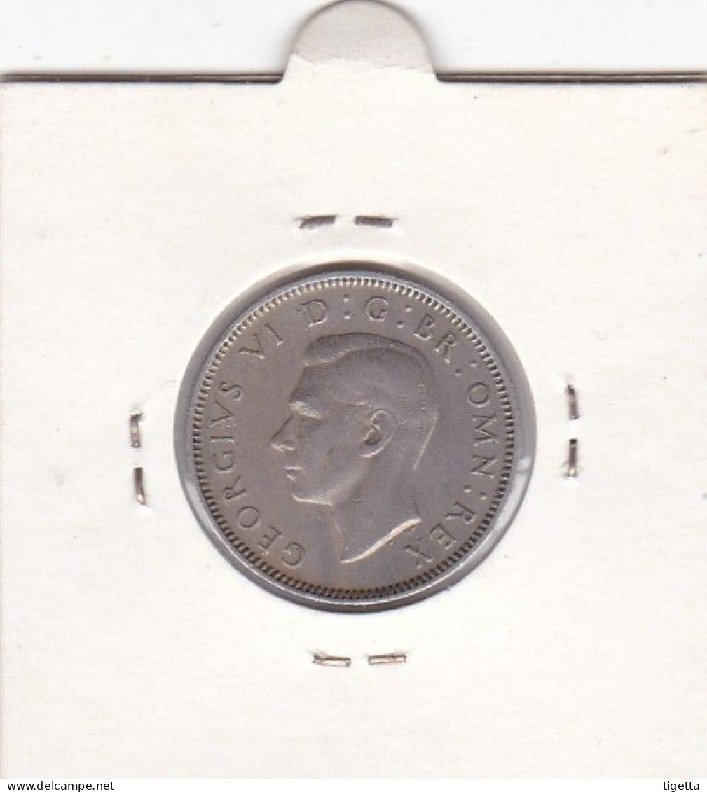 GRAN BRETAGNA 1 SHILLING ANNO 1948  COME DA FOTO - I. 1 Shilling