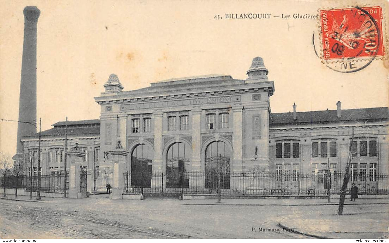 Boulogne Billancourt          92       Les Glacières. Façade.. N° 45   (voir Scan) - Boulogne Billancourt