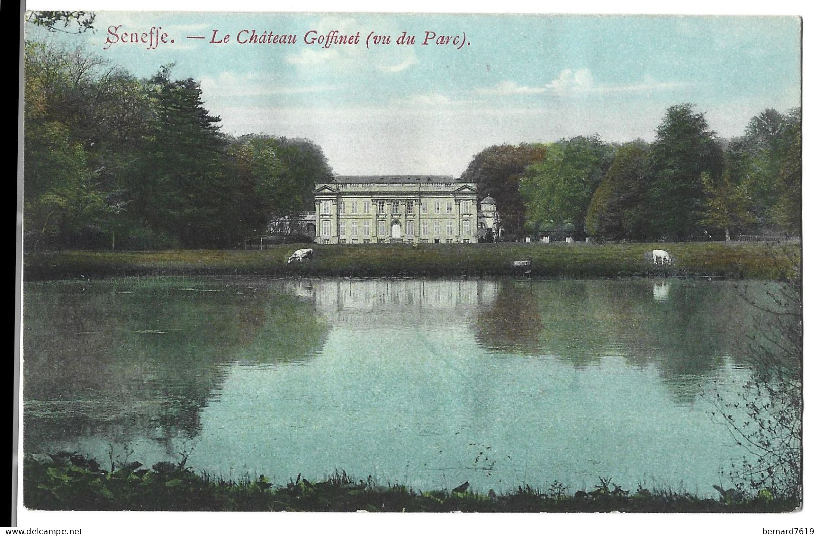 Belgique  - Seneffe  -   Le  Chateau  Goffinet  Vu Du Parc - Seneffe