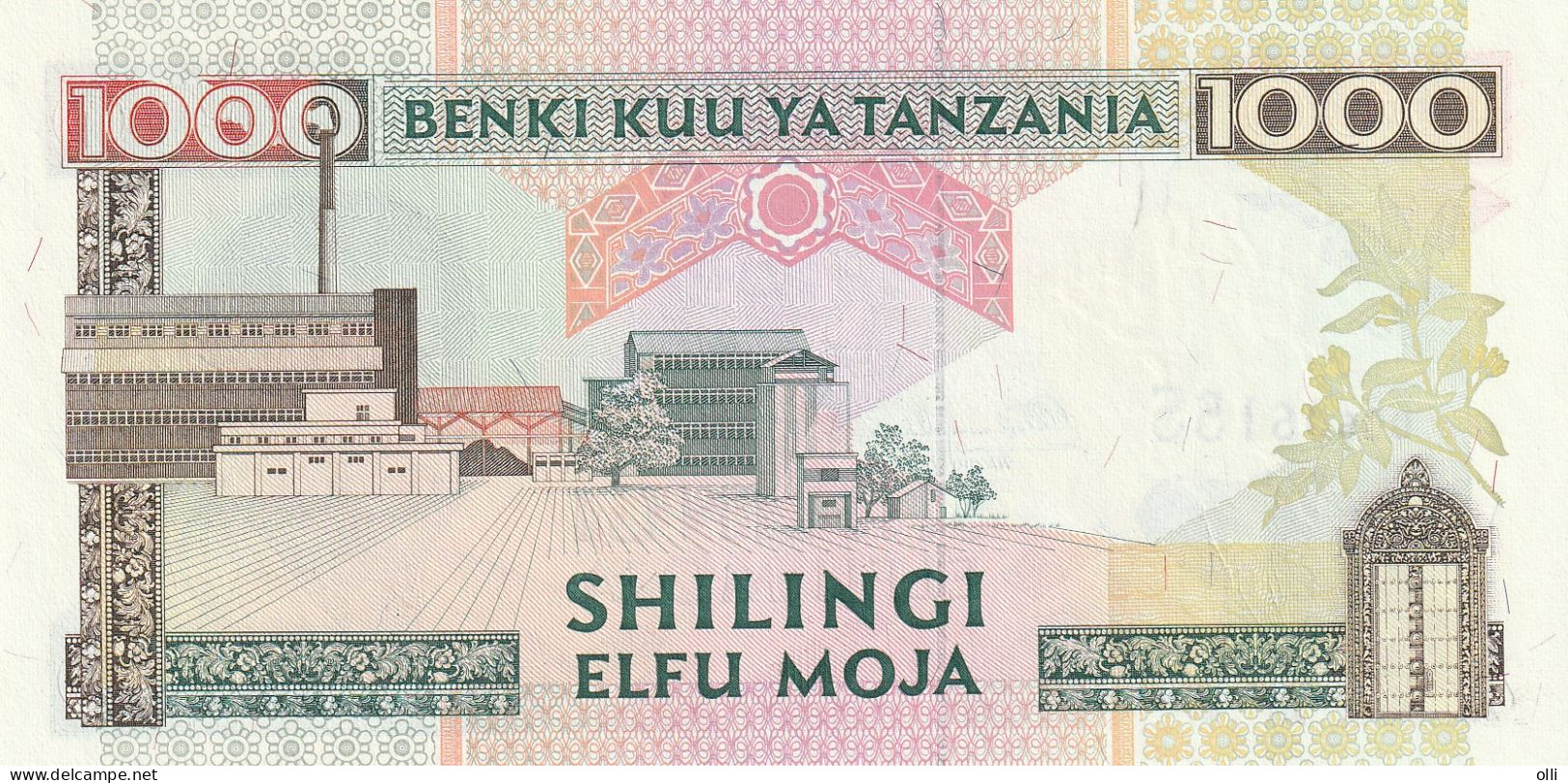 TANZANIA   1000 SHILLINGS  1993   P-27   UNC - Tanzanie