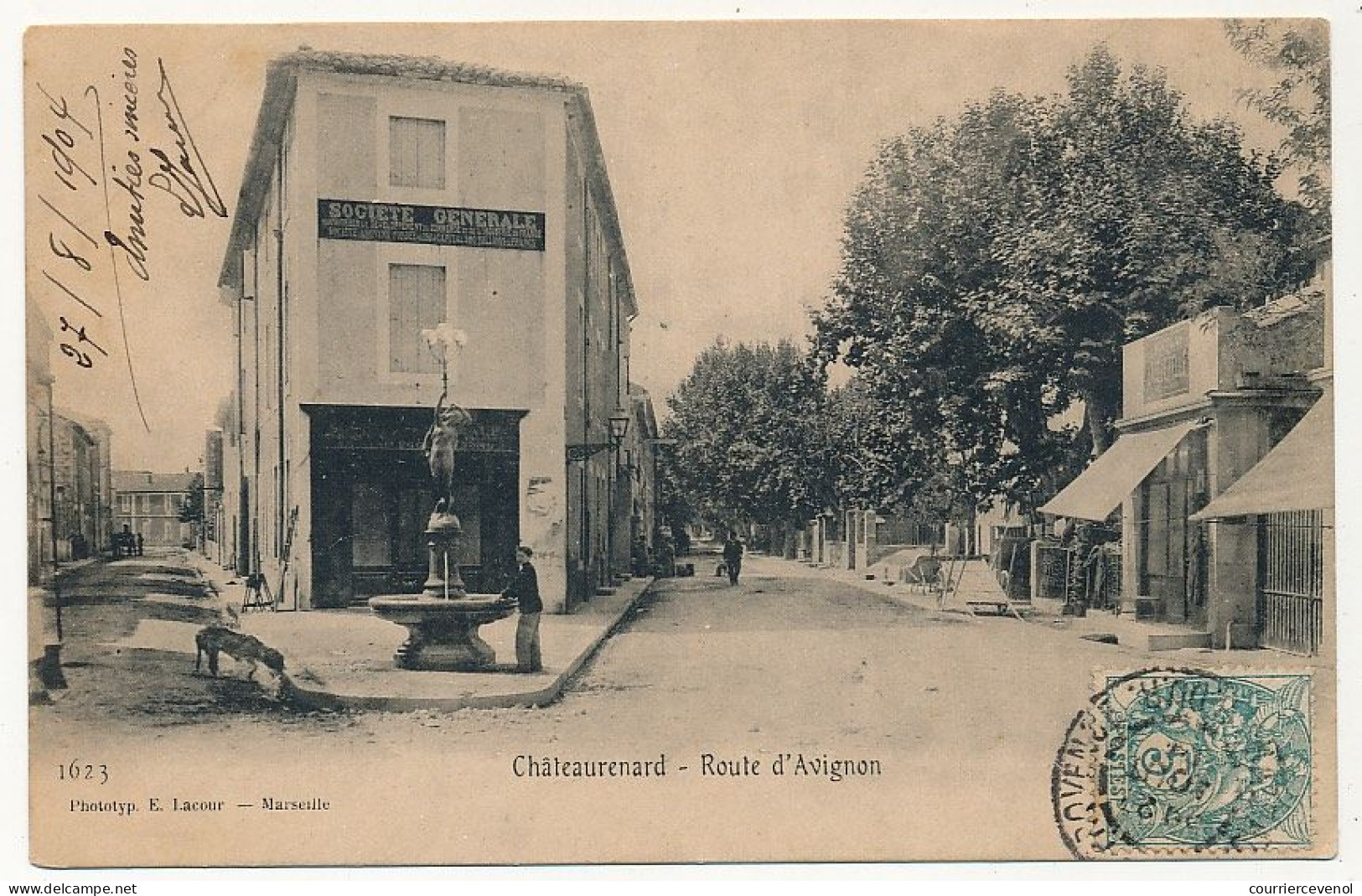 CPA - CHATEAURENARD (B Du R) - Route D' Avignon - Chateaurenard