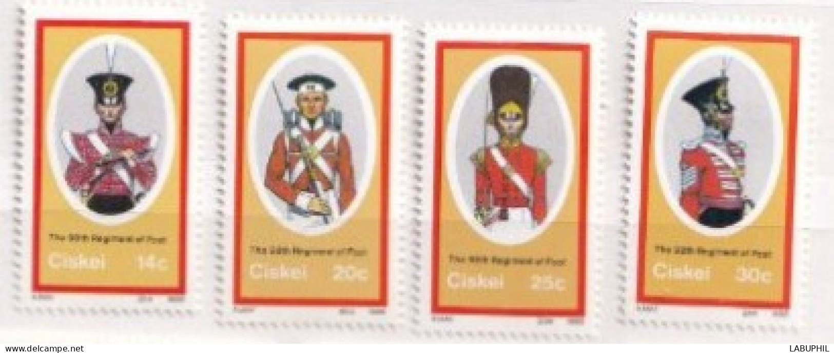 CISKEI  MNH 1986 Uniformes - Ciskei